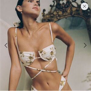 MONTCE Swim Gold Filagree Simone Bikini Top